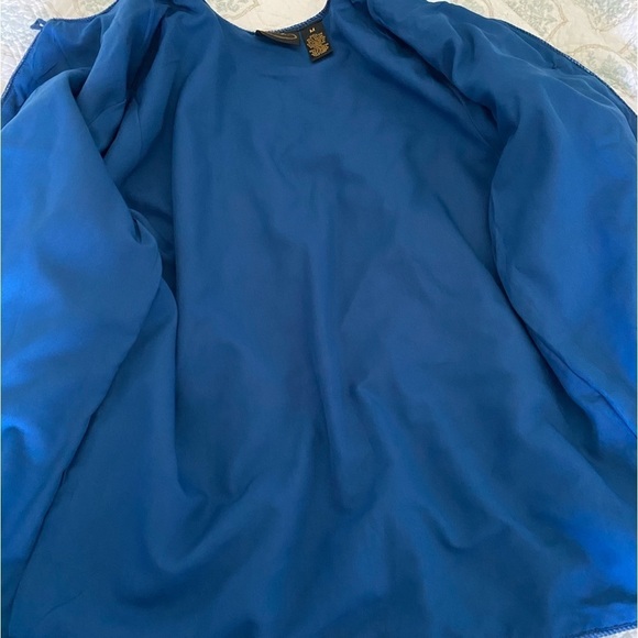 JULIA KIM Vintage 90's Art to Wear Embroidered Floral Detail Jacket NWT Size M - Picture 8 of 9